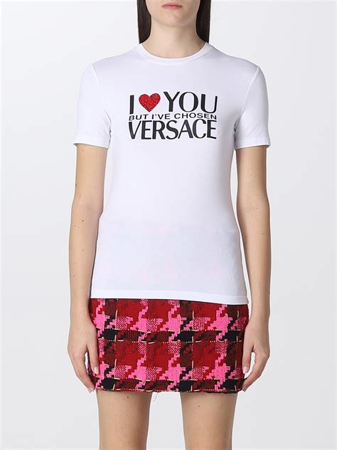 i love you but i've chosen versace|I Love you but I’ve chosen Versace women’s t shirt size 46.